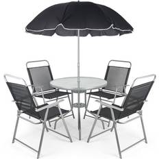 Grey Bistro Sets Garden & Outdoor Furniture SA Products 4-seater Bistro Set, 1 Table incl. 4 Chairs