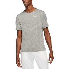 Nike Men's Rise 365 Dri-FIT Short Sleeve Running Shirt - Smoke Grey/Heather