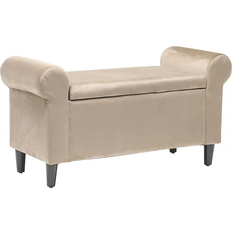 LPD Furniture Highgrove Beige Storage Bench 115x60cm