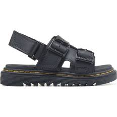 Buckle Sandals Children's Shoes Dr Martins Junior Varel Leather - Black