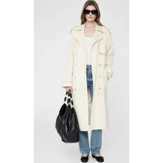 White - Women Coats Anine Bing Layton Trench Cream