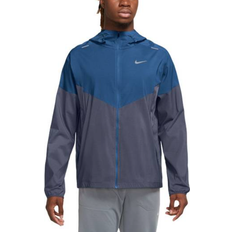 Nike Men Jackets Nike Men's Windrunner Repel Running Jacket - Court Blue/Thunder Blue/Reflective Silver