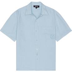 SER.O.YA Jonah Linen Button Down in Blue. L, M, XL/1X