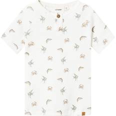 Lil'Atelier Kid's Crab Gio Slim T-shirt - Coconut Milk