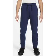 Nike Older Kid's Sportswear Tech Fleece Trousers - Midnight Navy/Aquarius Blue/Black/Black (FD3287-410)