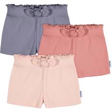 Gerber Toddler Girls Pull-On Knit Shorts, 3-Pack Pink, blue