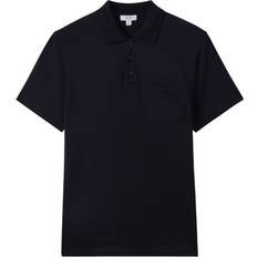 Reiss Austin Mercerised Polo Shirt - Navy