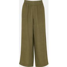 Clothing Whistles Linen Pocket Trousers, Khaki