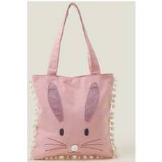 Accessorize Girls Bunny Shopper Bag Pink, Pink
