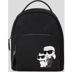 Karl Lagerfeld Backpacks Karl Lagerfeld Ikonik 2.0 Nylon SM Backpack Black ONE SIZE