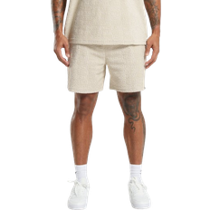 Gymshark Towelling 7" Shorts - Pebble Grey
