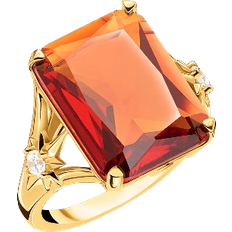 Thomas Sabo Cocktail Ring - Gold/Orange/Transparent