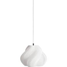 Crème Atelier Soft Serve White/Brass Pendant Lamp 25cm