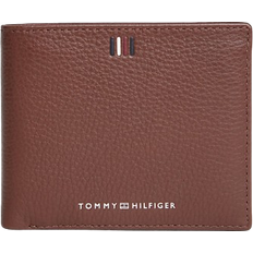 Tommy Hilfiger Leather Credit Card And Coin Holder - Dark Chestnut