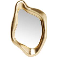 Oval Wall Mirrors KARE Hologram Gold Wall Mirror 76x119cm