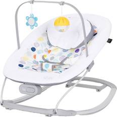 Baby Trend Smart Steps My First Rocker 2 Bouncer Orbits White