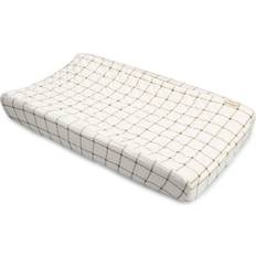 Crane Baby Organic Cotton Check Pad Cover