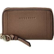 Longchamp Mailbox Leather Wallet Beige NoSize