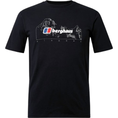 Berghaus T-shirts & Tank Tops Berghaus Men's MTN Width Short Sleeve T-shirt - Black