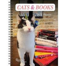 Cats & Books 16-Month 2025 Planner Calendar