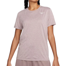 Nike Women's Dri-FIT T-shirt - Smokey Mauve/Pure/Heather/White