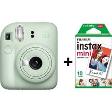 62 x 46 mm (Instax Mini) Instant Cameras Fujifilm Instax Mini 12 Green + 10 Instant Films