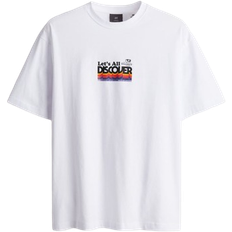 Clothing H&M Loose Fit T-shirt - White/Discovery Channel