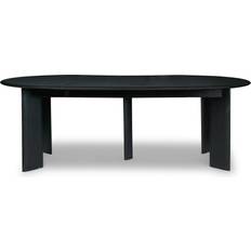 Ferm Living Bevel Black Dining Table 117x217cm