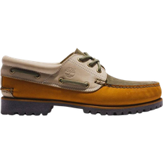 Foam Boat Shoes Timberland 3-Eye Lug Handsewn Shoes - Yellow