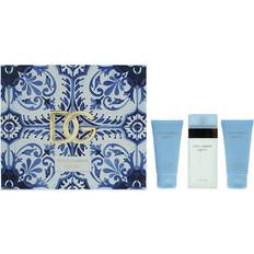 Dolce & Gabbana Women Gift Boxes Dolce & Gabbana Light Blue Gift Set EdT 50ml + Body Lotion 50ml + Shower Gel 50ml