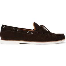 Kurt Geiger Men Boat Shoes Kurt Geiger Men's Boat Shoe Beige Suede Leather Venice