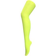 Yellow Tights & Stay-Ups Sock Snob One Size, Neon Yellow Ladies denier bright coloured opaque neon tights