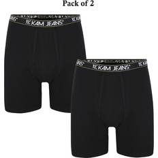 Kam Jeans Plus 804 Jersey Boxers Black 2-pack 2XL, Colour: