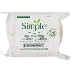 PETA Face Cleansers Simple Regeneration Age Resisting Cleansing Wipes 25-pack