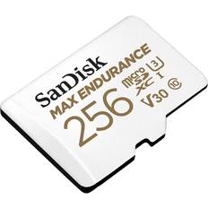 SanDisk 256 GB - microSDXC Memory Cards & USB Flash Drives SanDisk Max Endurance microSDXC Class 10 UHS-I U3 V30 100/40MB/s 256GB +SD adapter