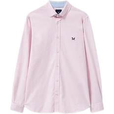 Women - XXL Shirts Crew Clothing Slim Fit Oxford Shirt - Pastel Pink