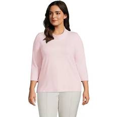 Lands' End Women Blouses Lands' End Plus Lightweight Jersey Cowl Neck Top