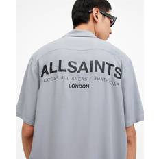 Men - Viscose Shirts AllSaints Access Short Sleeve Shirt