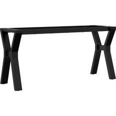 vidaXL Y-Frame Black Coffee Table 30x90cm