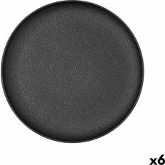 Bidasoa Plate Fosil Black Dish