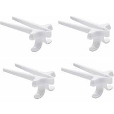 Plastic Chopsticks J&Y White Set of 4 Finger Chopsticks