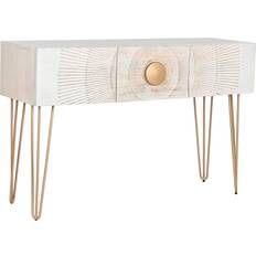 Home ESPRIT White Golden Mango Console Table