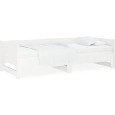 vidaXL 820258 White Sofa 204cm 2 Seater