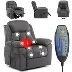 Furniture One Electric Heated Massage Recliner