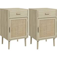 Homcom ‎UK831-739V80AK0331 Bedside Table 40x40cm 2pcs