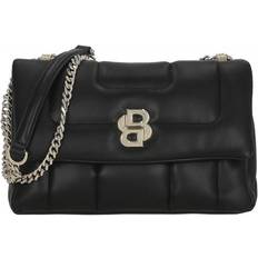 BOSS Quilted shoulder bag with Double B monogram hardware Black