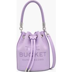 Purple Bucket Bags Marc Jacobs The Leather Bucket Bag in Wisteria