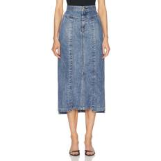 Moussy Vintage Clovernook Skirt in Blue. L, M, XS