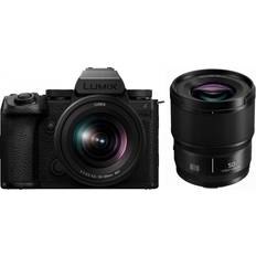 Panasonic Separate Mirrorless Cameras Panasonic Lumix S5 IIX + S 20-60mm F3.5-5.6 + 50mm