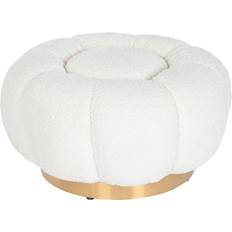 White Foot Stools Home ESPRIT White Foot Stool